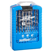 Sutton D101SM2 19 piece Silver Bullet Jobber Metric Drill Set HSS1