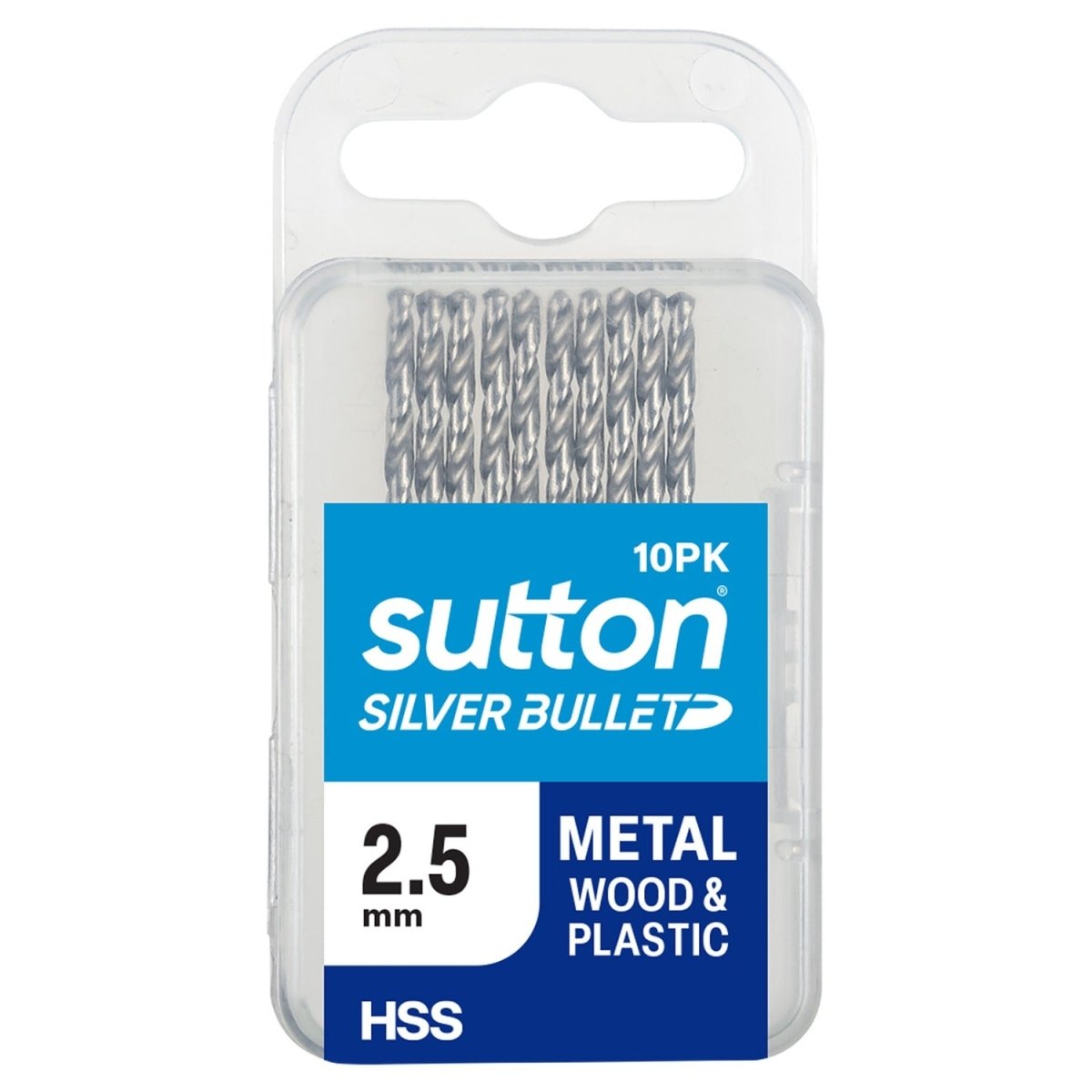 Sutton D104 Silver Bullet Jobber Drill Bit - HSS - Bulk Pack - AIMS Industrial Supplies