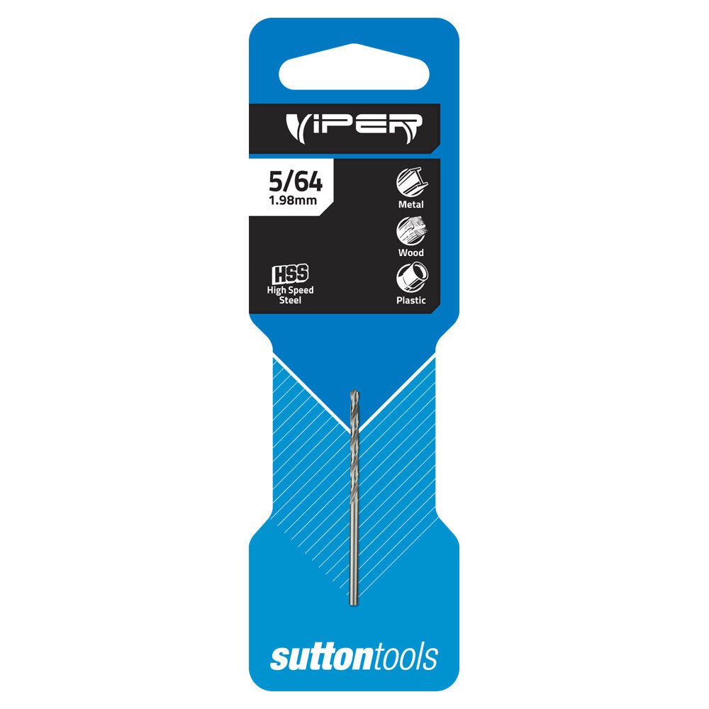 Sutton D105 Viper Jobber Drill Bit - Imperial - Split Point - HSS - AIMS Industrial Supplies