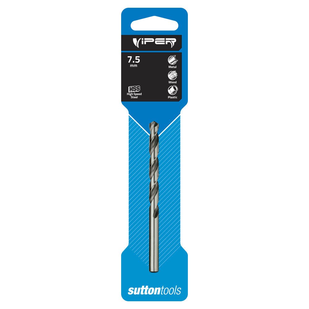 Sutton D105 Viper Jobber Drill Bit - Metric - Split Point - HSS - AIMS Industrial Supplies