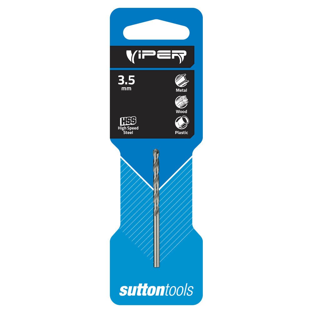 Sutton D105 Viper Jobber Drill Bit - Metric - Split Point - HSS - AIMS Industrial Supplies