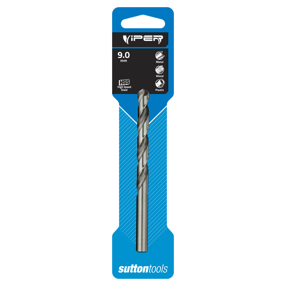 Sutton D1050900 9mm Jobber Viper Drill Bit - HSS - Split Point