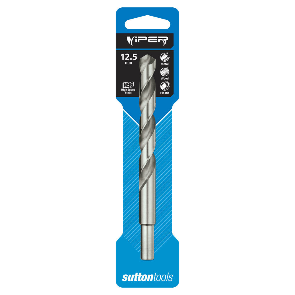 Sutton D1051250 12.5mm Jobber Viper Drill Bit - HSS - Split Point