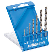 Sutton D105SLV7 7 piece Jobber Viper Imperial Drill Set - HSS1