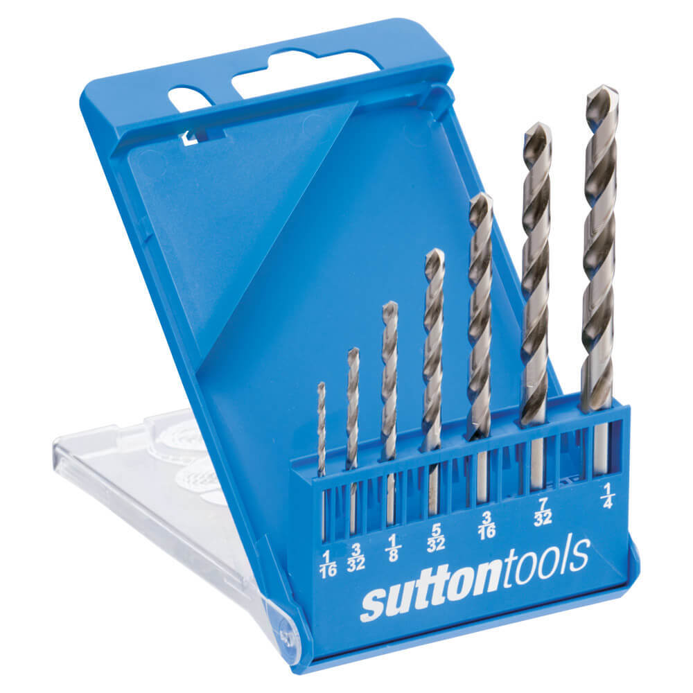 Sutton D105SLV7 7 piece Jobber Viper Imperial Drill Set - HSS1