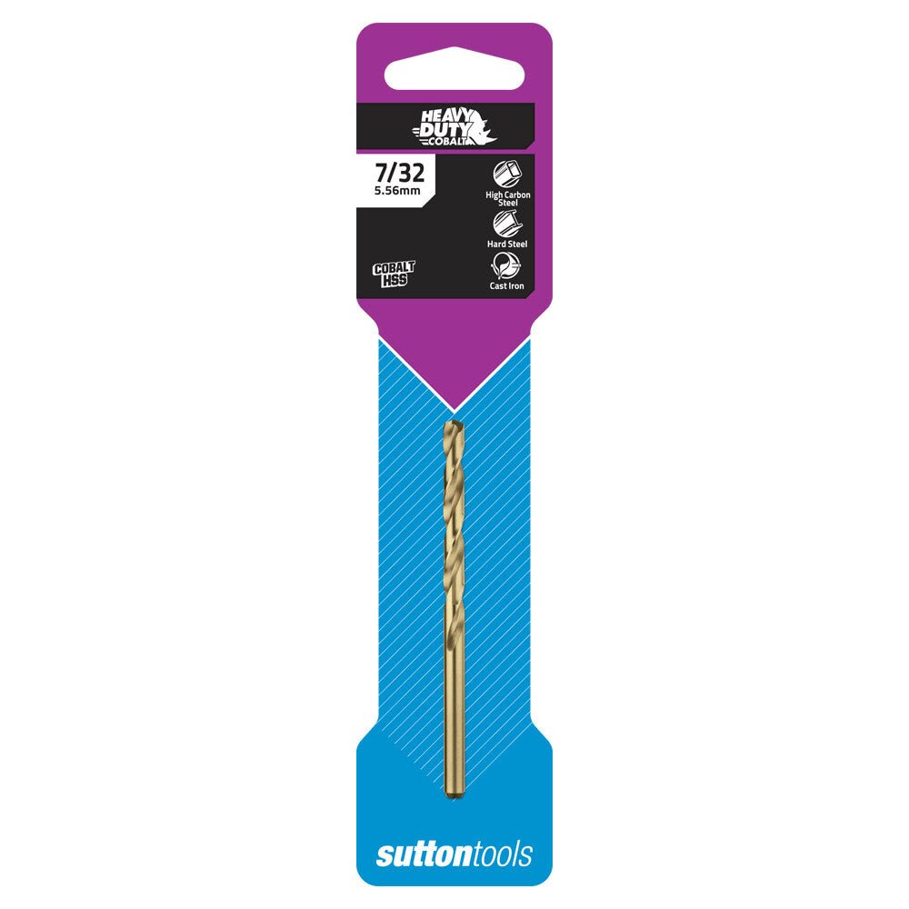 Sutton D108 Cobalt Jobber Drill Bit - Imperial - Colour Temp - AIMS Industrial Supplies