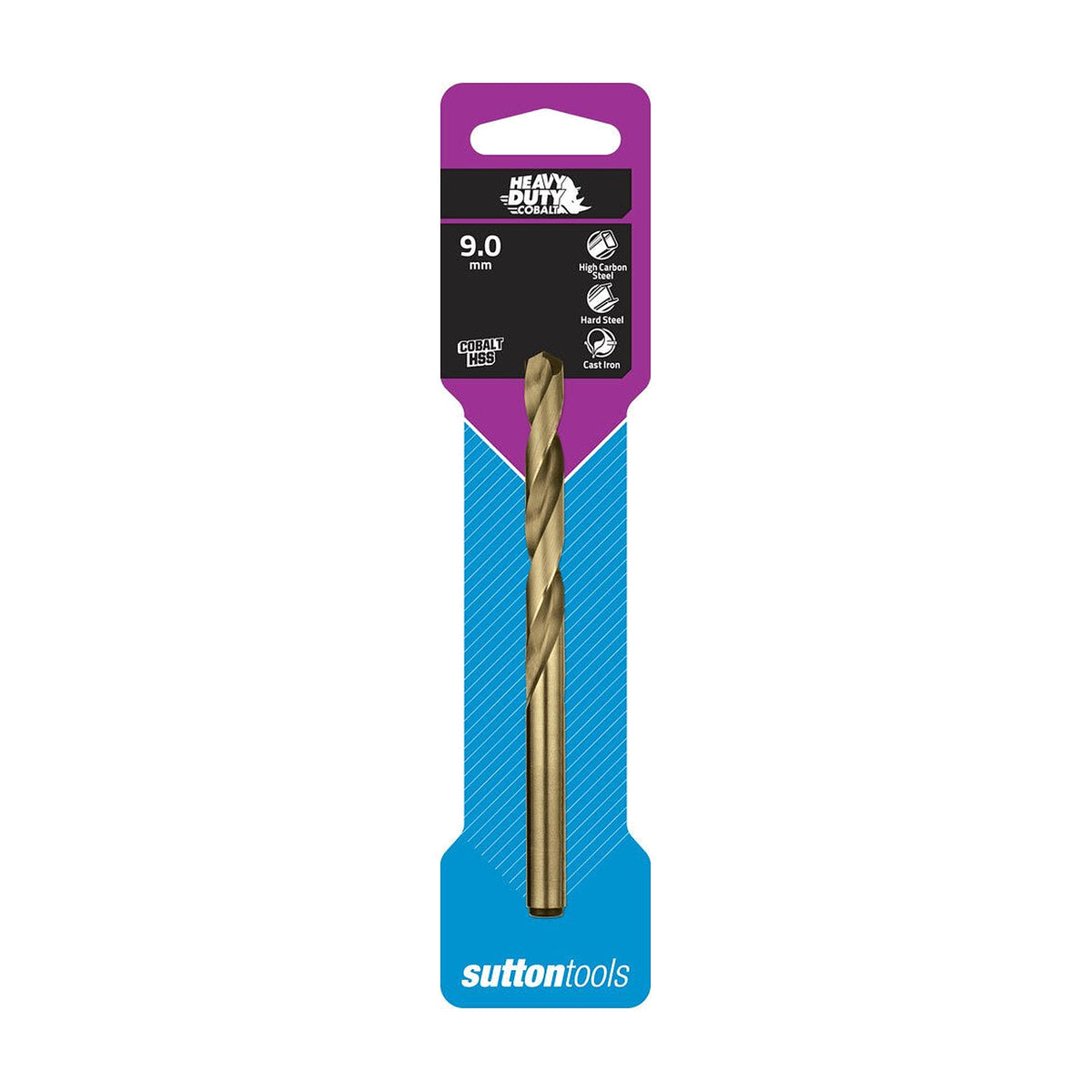 Sutton D108 Cobalt Jobber Drill Bit - Metric - Colour Temp