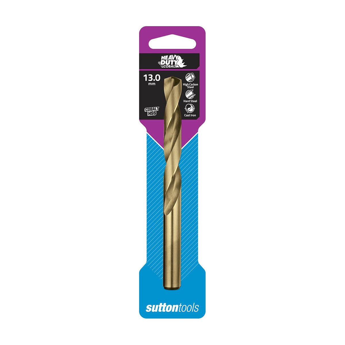 Sutton D108 Cobalt Jobber Drill Bit - Metric - Colour Temp