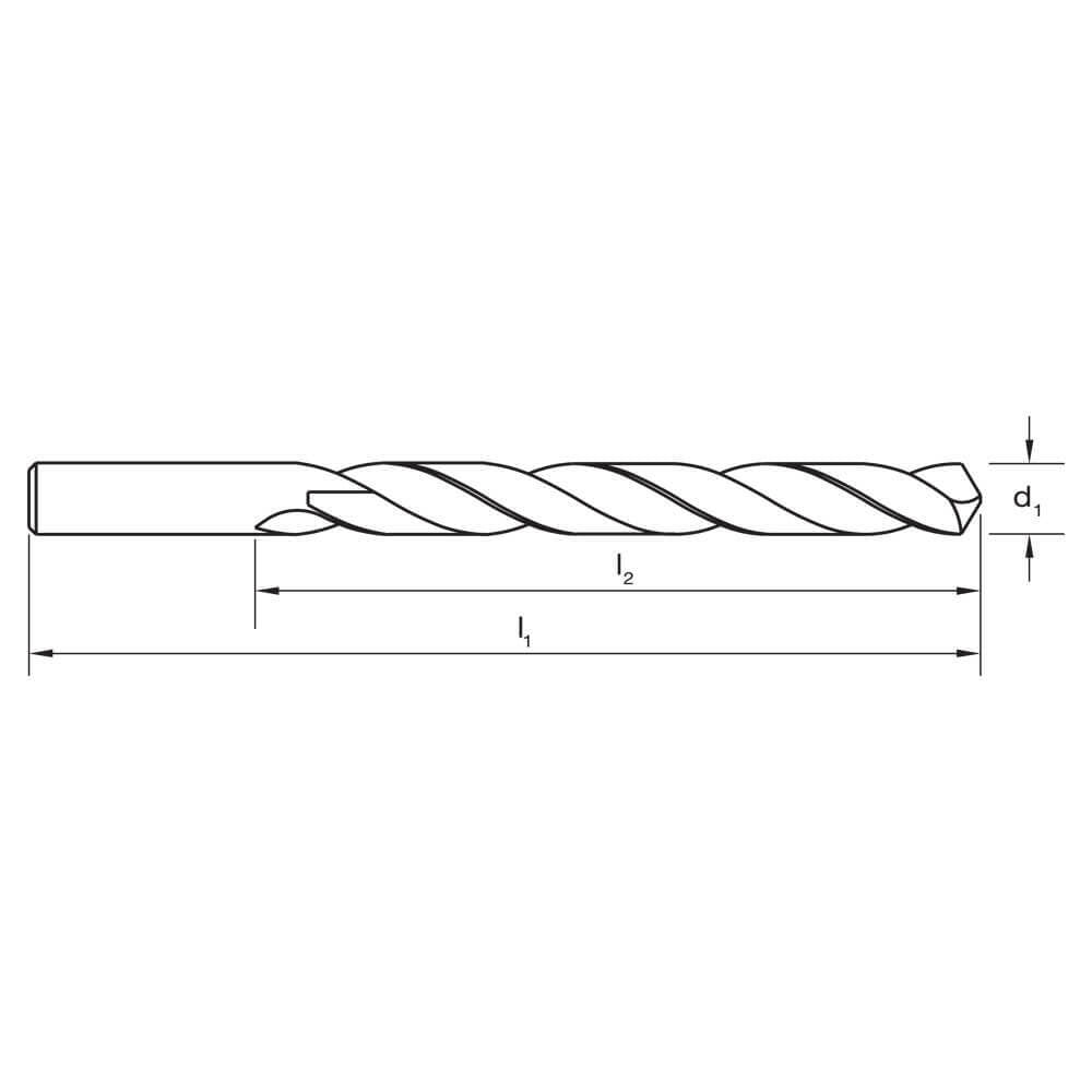 Sutton D113 Blue Bullet Long Drill Bit - ANSI B94 - 11 - HSS - AIMS Industrial Supplies