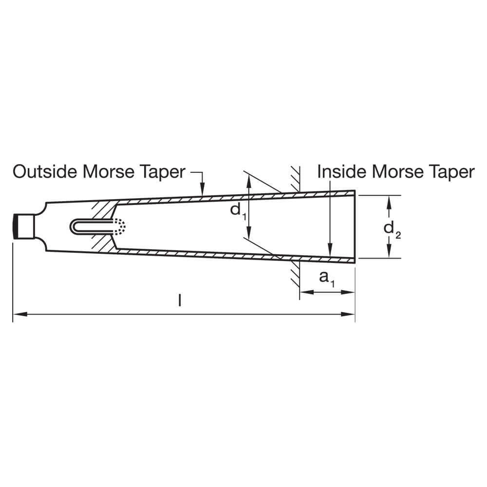 Sutton D118 Morse Taper Sleeve - Alloy Steel - AIMS Industrial Supplies