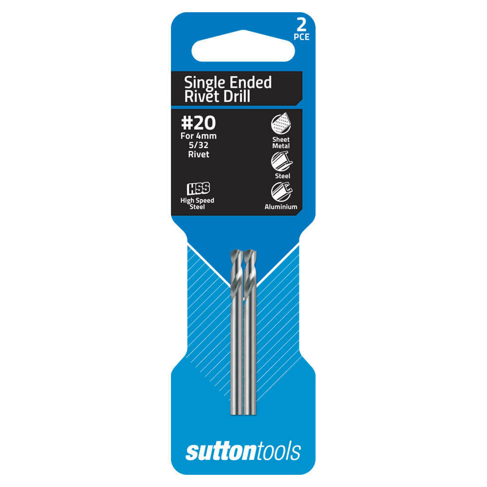Sutton D131 Panel Drill Bit - Shortie - HSS2