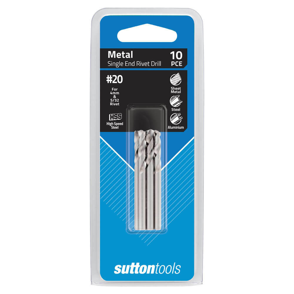 Sutton D132 Panel Drill Bit - Shortie - HSS2