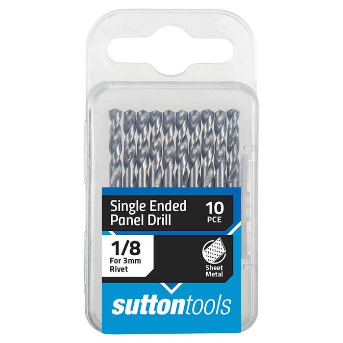 Sutton D1320318 1/8" Panel Drill Bit - Shortie - HSS - Pack of 10
