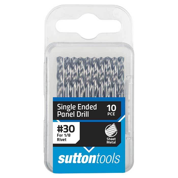 Sutton D1320326 0.129" #30 Panel Drill Bit - Shortie - HSS  10/Pack