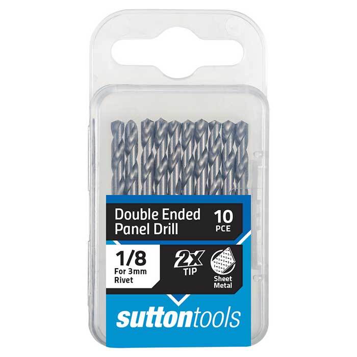 Sutton D1340318 1/8" Panel Drill Bit - Tupoint - HSS - Pack of 10