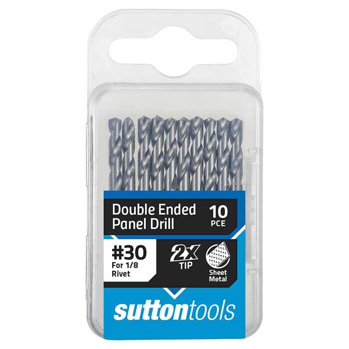Sutton D1340326 0.129" #30 Panel Drill Bit - Tupoint - HSS - Pack of 10