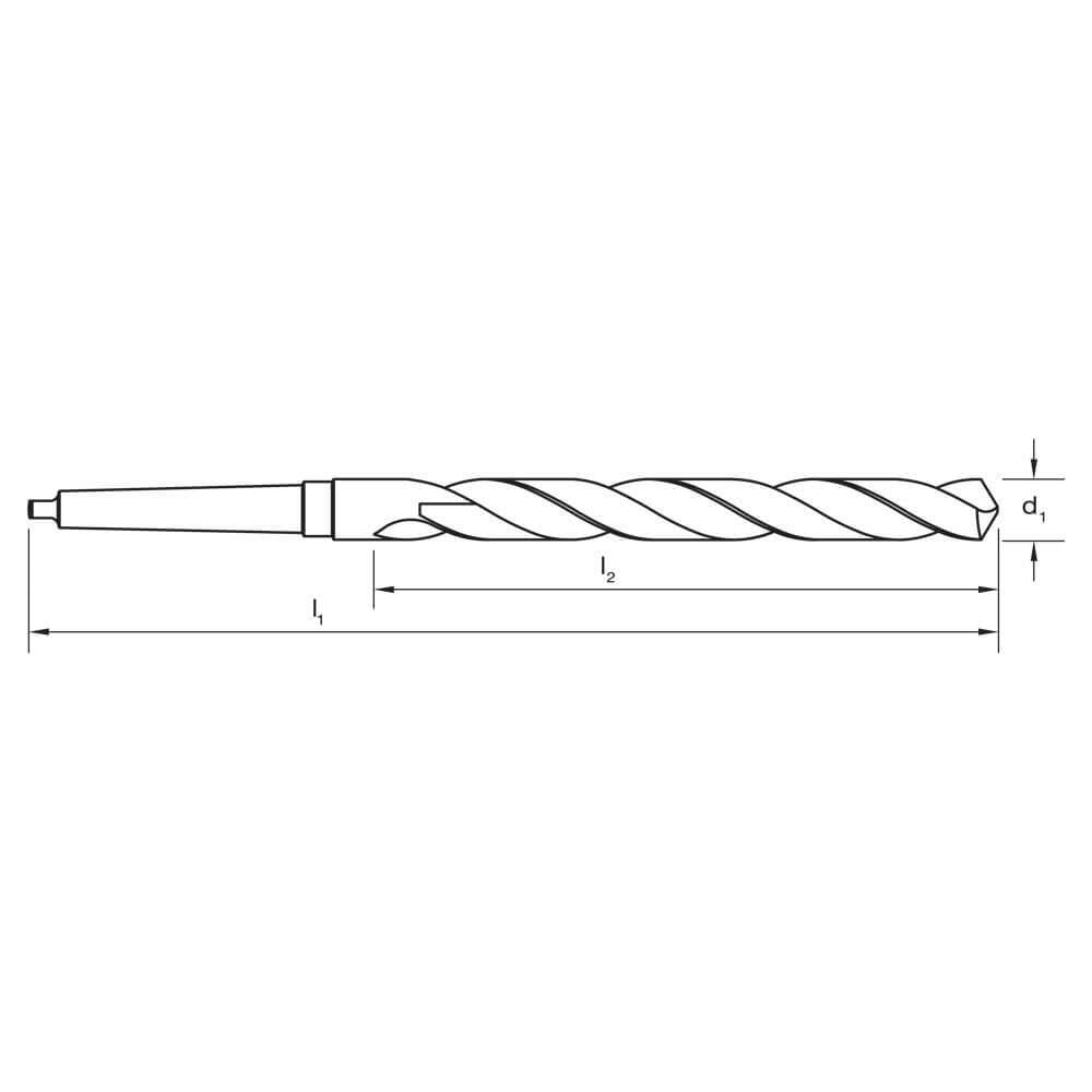 Sutton D140 Morse Taper Shank Drill Bit - Long Series - HSS - AIMS Industrial Supplies