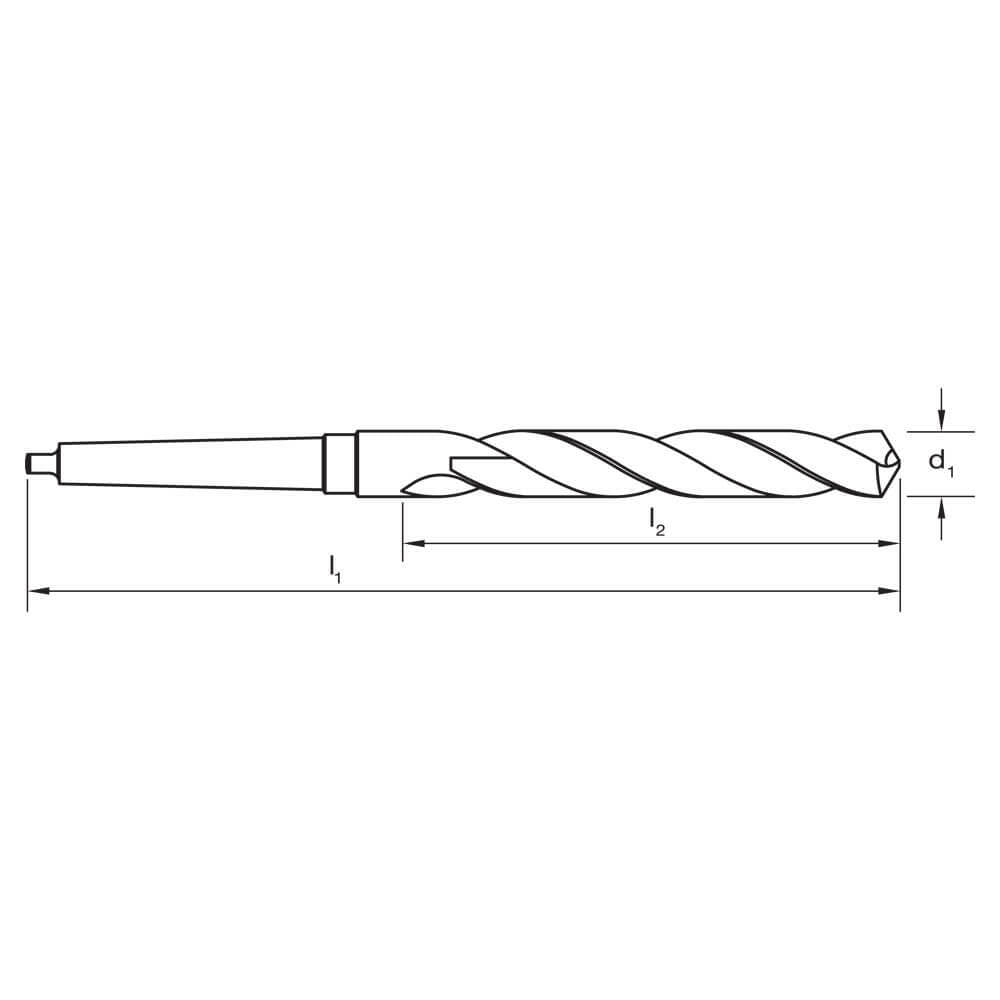 Sutton D141 Morse Taper Shank Drill Bit - Cobalt Steel HSS-E - AIMS Industrial Supplies