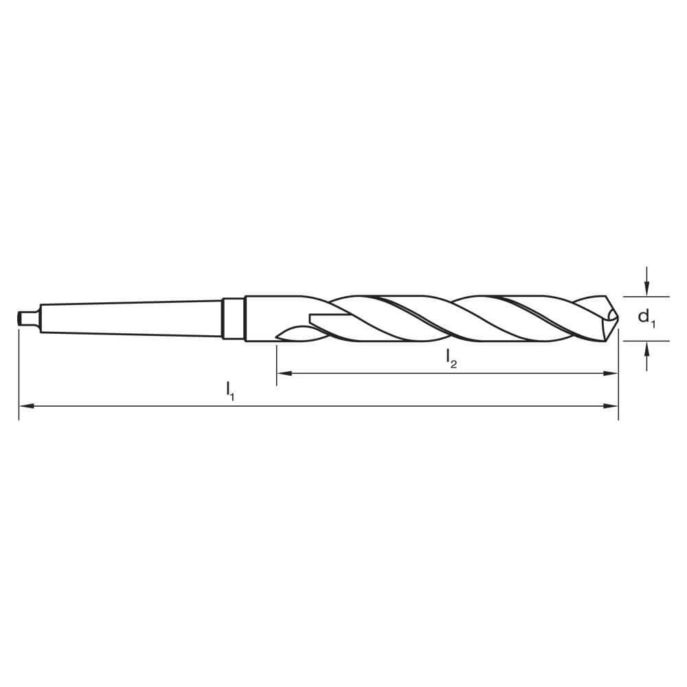 Sutton D141 Morse Taper Shank Drill Bit - Cobalt Steel HSS-E3