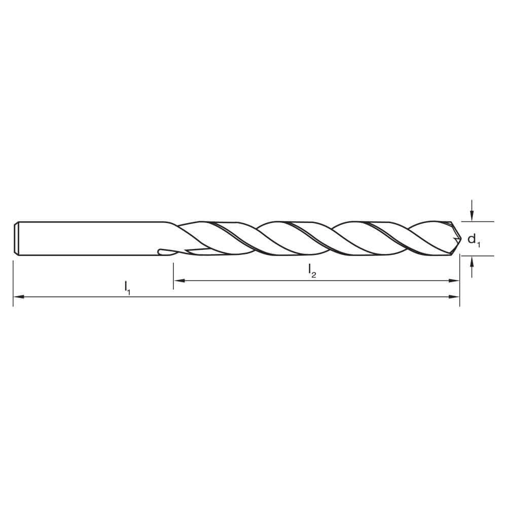 Sutton D165 DXJ Jobber Drill Bit - DIN338 - Cobalt Steel - TiAlN - AIMS Industrial Supplies