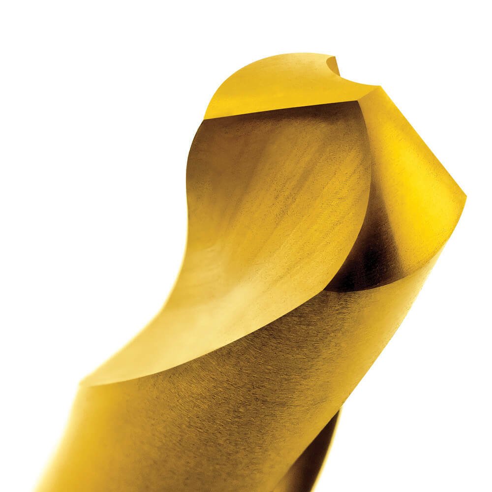 Sutton D175 90° Spotting Drill Bit DIN1897 - Cobalt Steel - TiN - AIMS Industrial Supplies