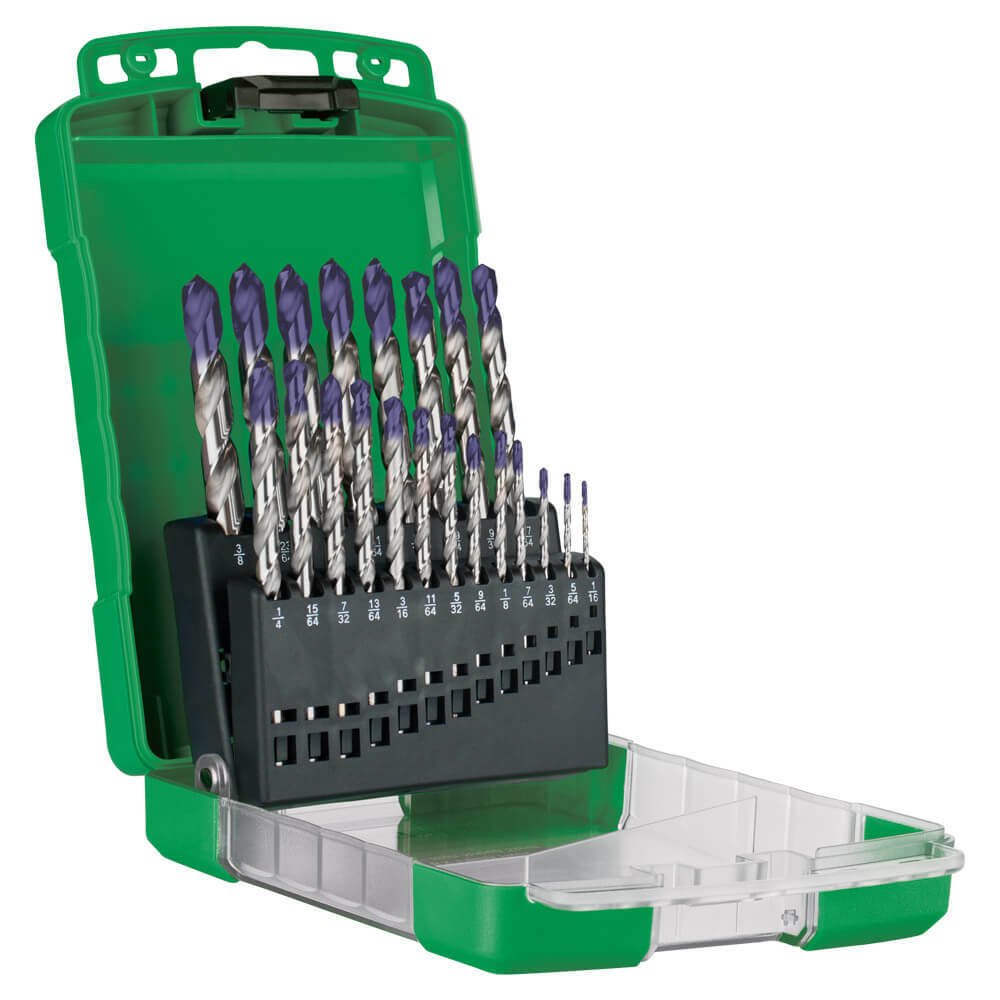 Sutton D179S2 21 piece Viper Plus Jobber Imperial Drill Set HSS TiAlN - AIMS Industrial Supplies