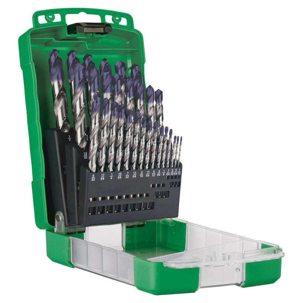 Sutton D179S3 29 piece Viper Plus Jobber Imperial Drill Set HSS TiAlN - AIMS Industrial Supplies