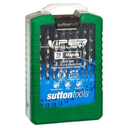 Sutton D179SM2 19 piece Viper Plus Jobber Metric Drill Set HSS TiAlN1