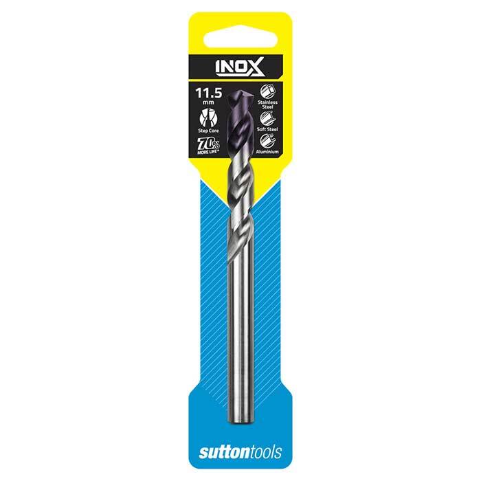 Sutton D1851150 11.5mm Inox Jobber Drill Bits - DIN338 Carded - HSS TiAlN