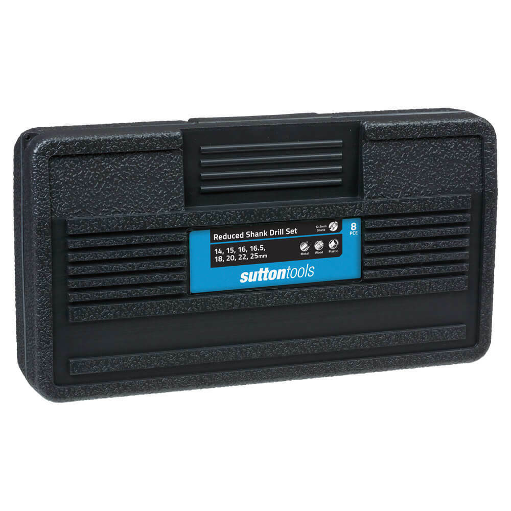 Sutton D188SM8R Reduced Shank Drill Set 8 piece - 12.5mm Shank - HSS2