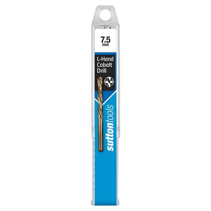Sutton D202 Left Hand Jobber Drill Bit - Carded - Cobalt Steel - AIMS Industrial Supplies