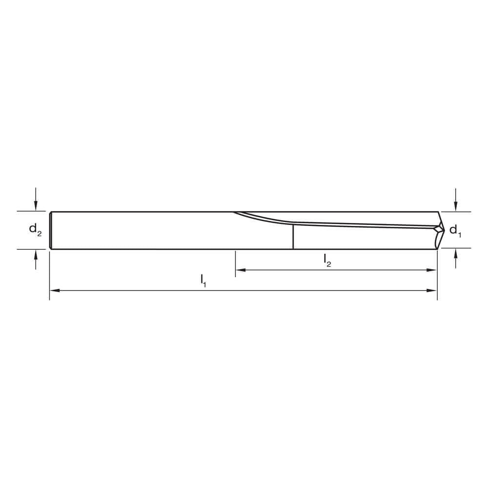 Sutton D306 Carbide Drill Bit - Metric - 3xD - Straight Flute - VHM TiCN - AIMS Industrial Supplies