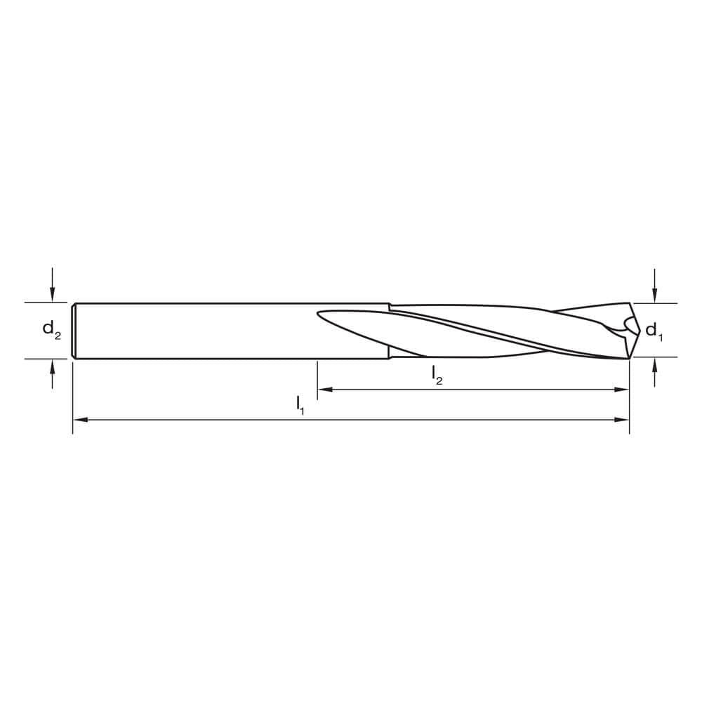 Sutton D310 Carbide Drill Bit - Metric - 3xD - R15 NH - VHM - TiCN - AIMS Industrial Supplies