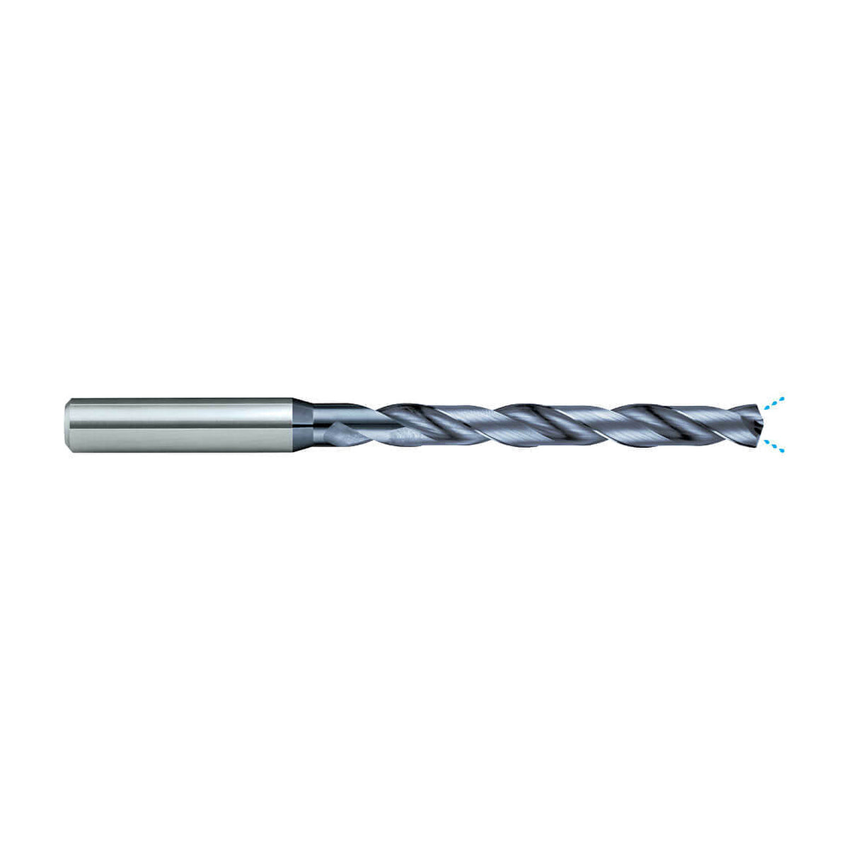 Sutton D335 Carbide Drill Bit - 8xD - R30 N IK - VHM - AlCrN
