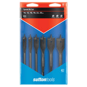 Sutton D501SS6W Spade Bit Set 6 piece - Vinyl Case - Carbon Steel1