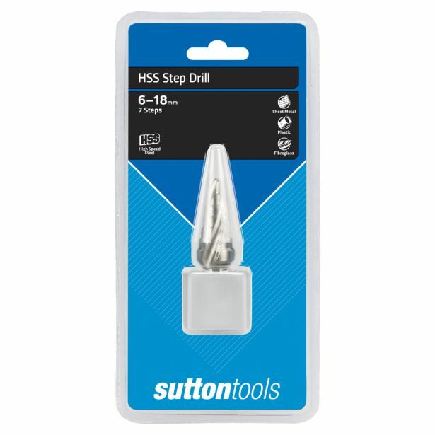 Sutton D504 Step Drill Bit - Metric - Spiral - High Speed Steel - AIMS Industrial Supplies