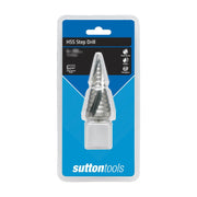 Sutton D504 Step Drill Bit - Spiral Flute - High Speed Steel