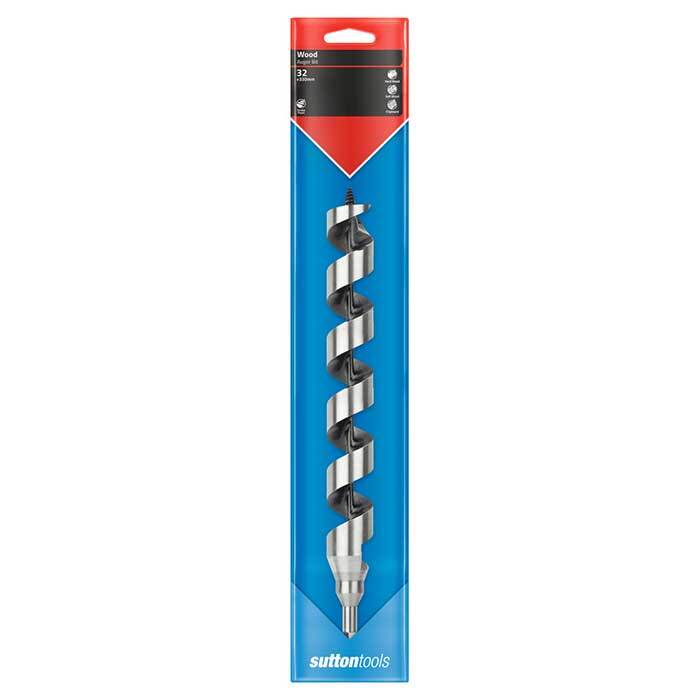 Sutton D5113200 32mm Auger Bit 330mm Length (Medium) Bright Alloy Steel