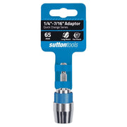 Sutton D5170065 Quick Change Adaptor 1/4 to 7/16" Hex - AIMS Industrial Supplies