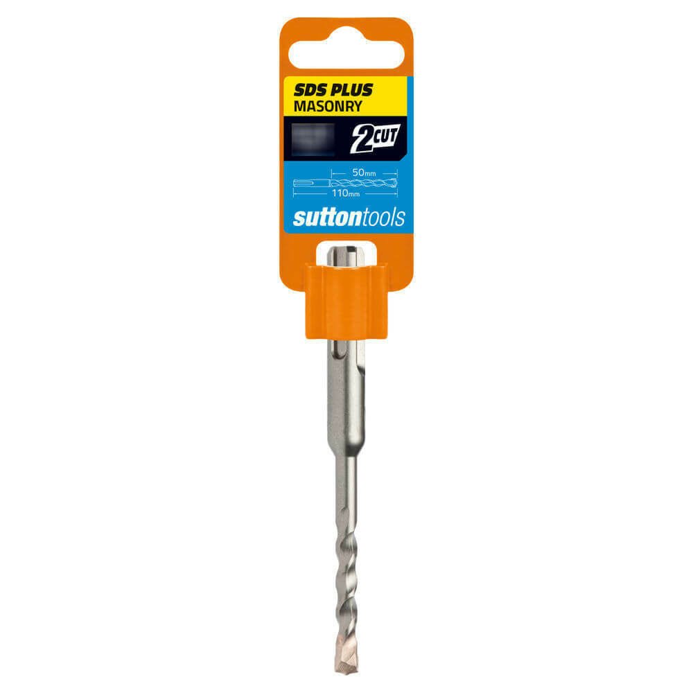 Sutton D612 SDS Plus Masonry Drill Bit Twister MultiFit TCT 110mm long - AIMS Industrial Supplies