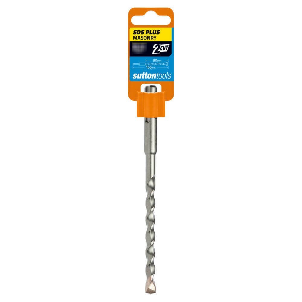 Sutton D613 SDS Plus Masonry Drill Bit Twister MultiFit TCT 160mm long - AIMS Industrial Supplies