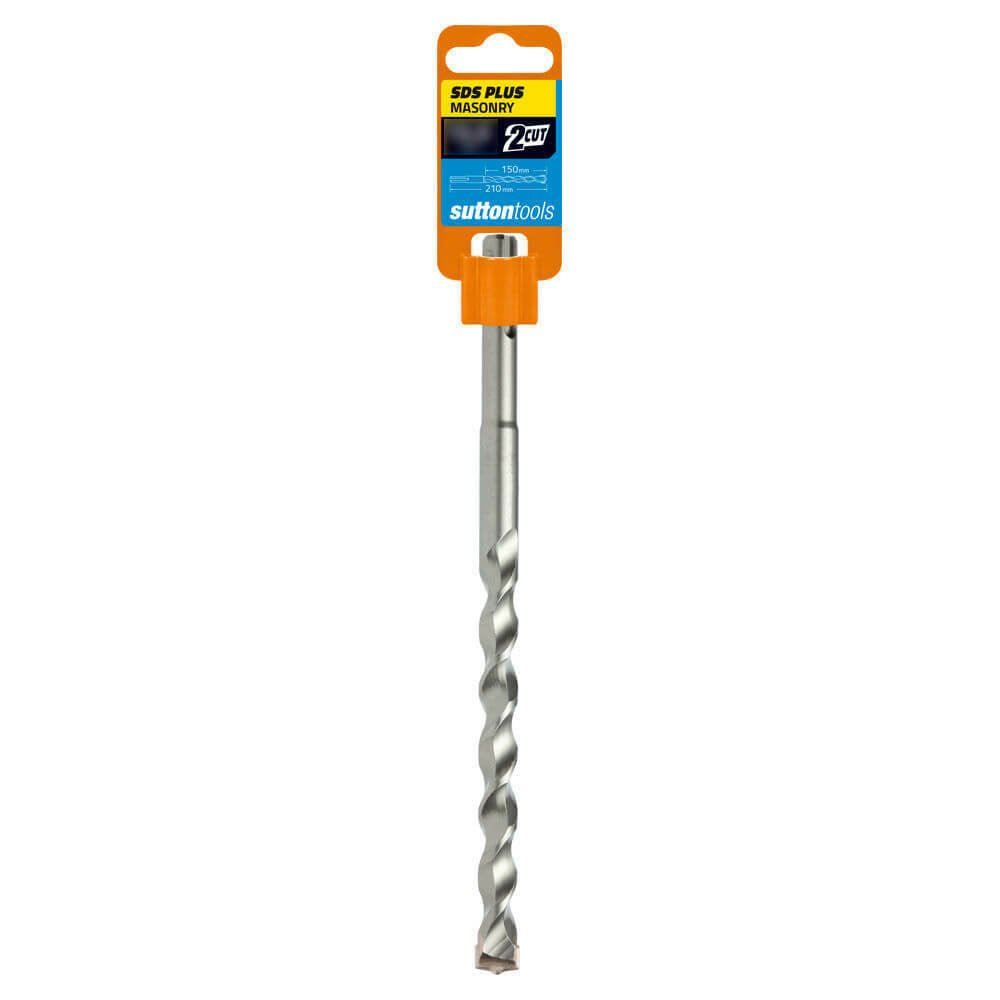 Sutton D614 SDS Plus Masonry Drill Bit Twister MultiFit TCT 210mm long - AIMS Industrial Supplies