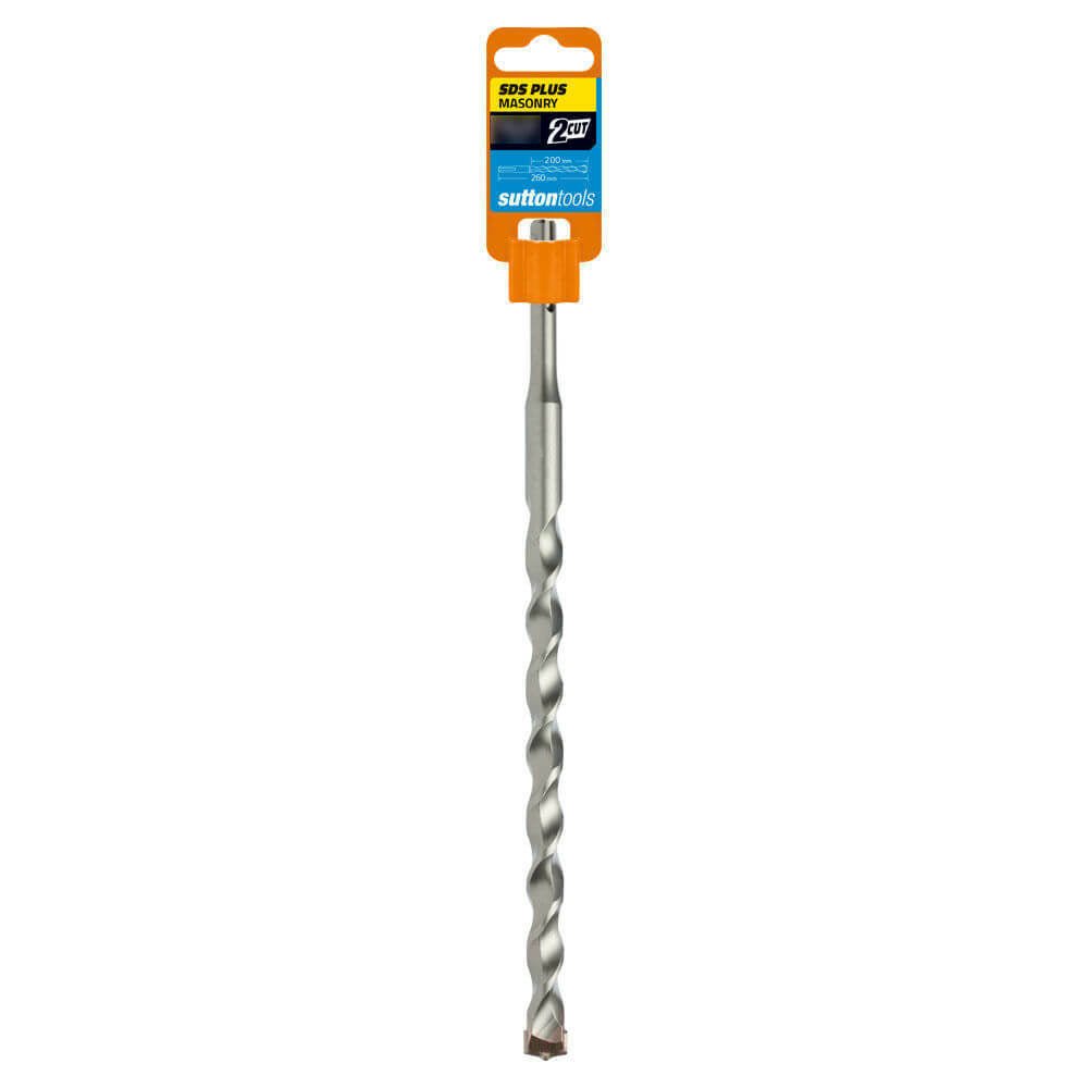 Sutton D615 SDS Plus Masonry Drill Bit Twister MultiFit TCT 260mm long - AIMS Industrial Supplies