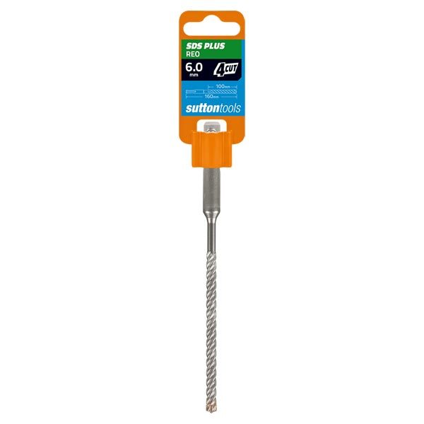Sutton D6320800 8mm SDS Plus Masonry Drill Bit 4 Cut 160mm TCT