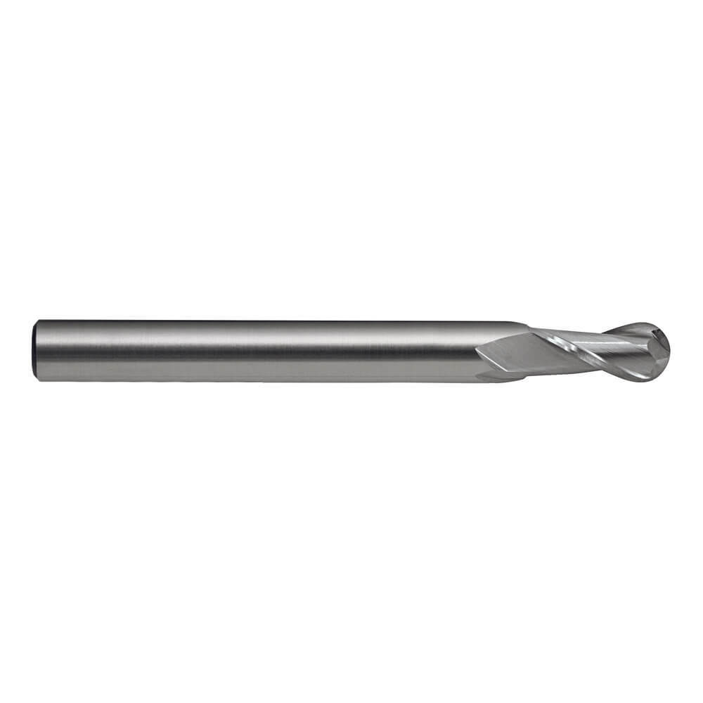 Sutton E1130250 2.5 x 6mm Ball Nose Slot Drill 2 Flute - 8% Cobalt Long