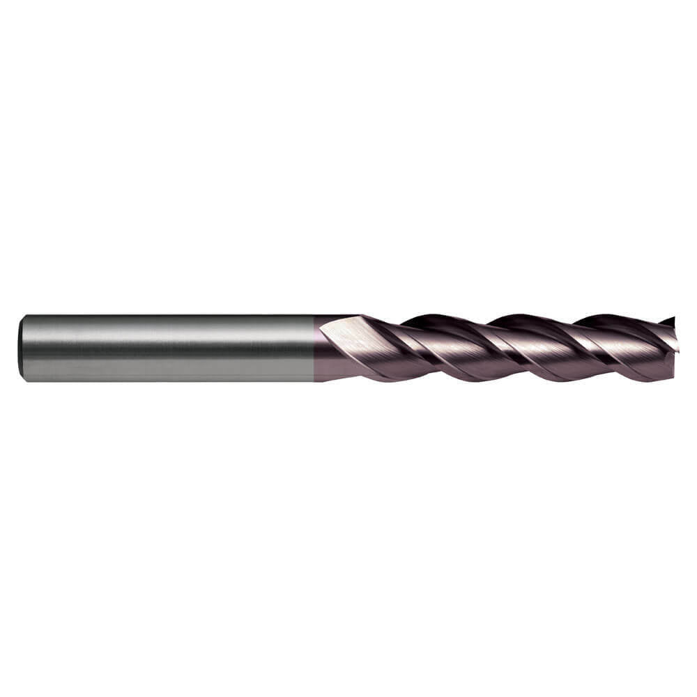 Sutton E124 Metric 3 Flute Endmill - HSS Co11% SPM - TiAlN - Long - AIMS Industrial Supplies
