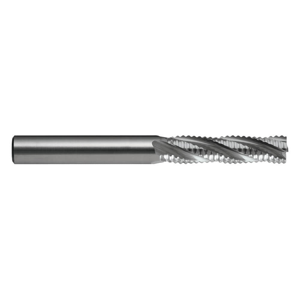 Sutton E146 Imperial 4-6 Flute Roughing Endmill - 8% Cobalt - Long - AIMS Industrial Supplies