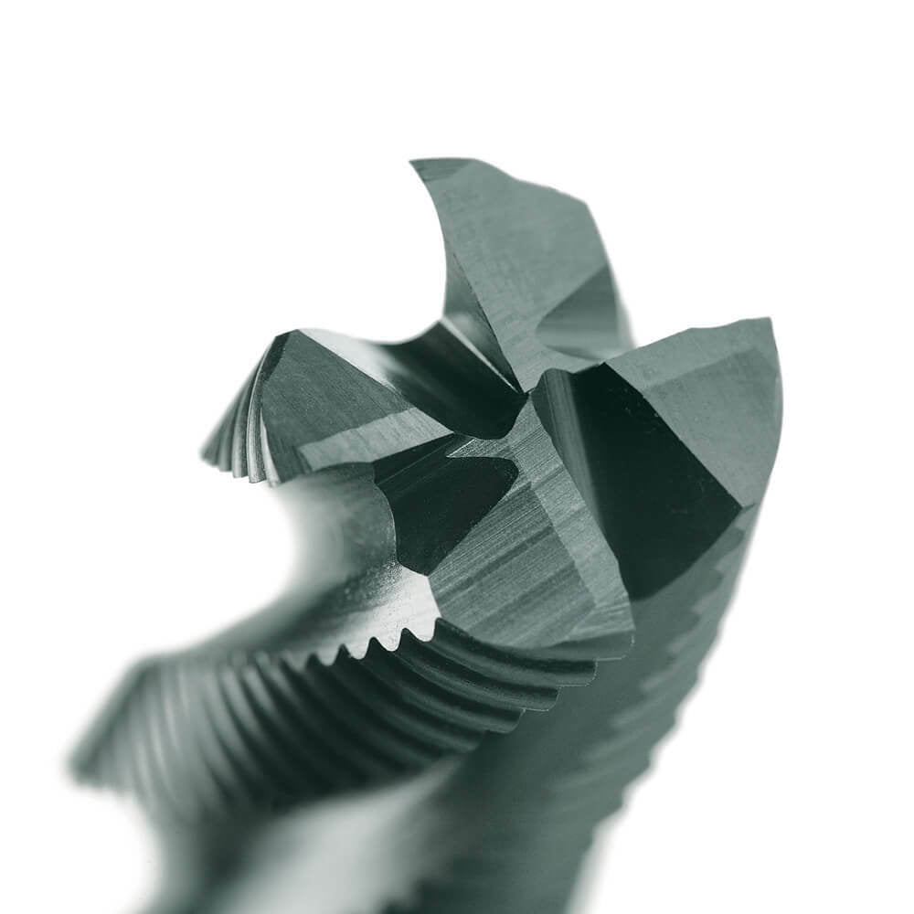 Sutton E147 Metric 3-6 Flute Roughing Endmill - 8% Cobalt TiCN - Long - AIMS Industrial Supplies