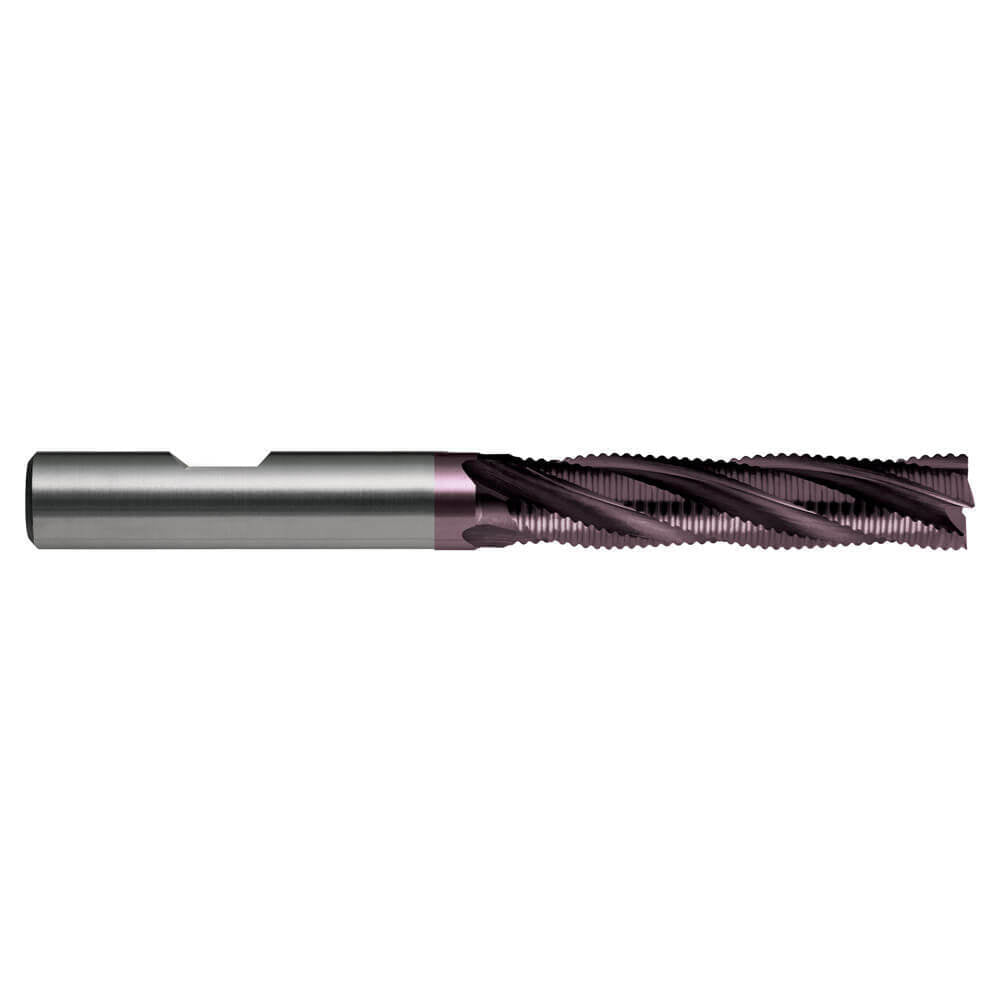 Sutton E177 Metric 3-5 Flute Roughing Endmill - HSS Co11% TiAlN Long - AIMS Industrial Supplies