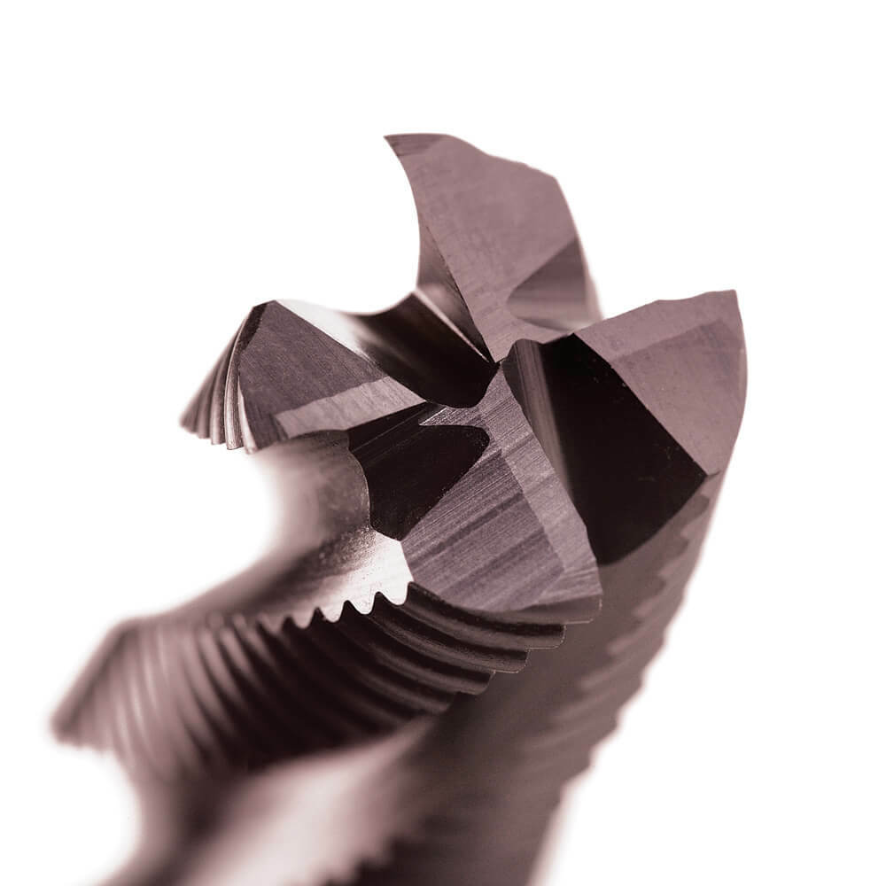 Sutton E177 Metric 3-5 Flute Roughing Endmill - HSS Co11% TiAlN Long - AIMS Industrial Supplies